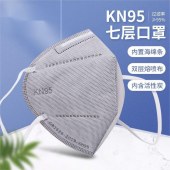 KN95灰色7层防粉尘独立包装防疫口罩(1500只/箱)