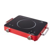 康宁（EKCO）  InstantPot系列电陶炉 厨房用具 不挑锅具 智能双大火力 旋钮 定时 不易爆裂 双环无级调节 微晶面板 红色 36*29*5cm WKHS-2KB-OR/KZ
