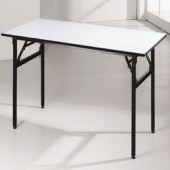 会议条桌-折叠钢架多层板PVC桌面款式