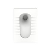 惠达（HUIDA）蹲便器/HD69A＞50mm水封防滑设计带存水弯后进前排水用水量5L 一级水效等级