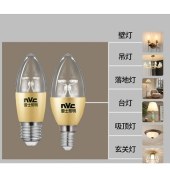 雷士LED尖泡5w/E14/3000k