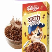 家乐氏麦片可可力味cocopops350g 儿童谷物早餐即食冲泡健康营养