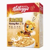 家乐氏蜜果脆圈圈250g装 即食谷物早餐进口冲饮麦片脆谷乐