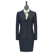 工作服50%羊毛女士西服套装
