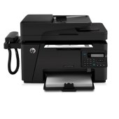 HP惠普 LaserJet Pro MFP M128fp黑白激光一体机 打印复印扫描传真 无线网络 企业业务
