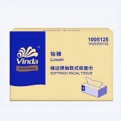 维达 三层抽取式面巾纸  195*189mm*3层*60抽/包，100包/箱